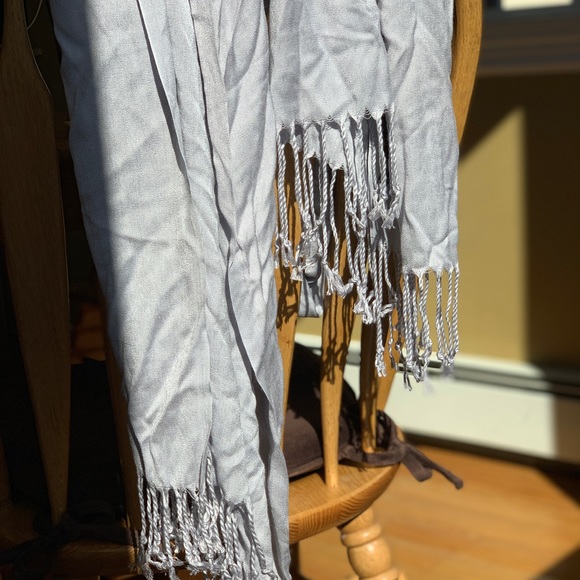 Chantelle | Accessories | Chantelle Paris Scarf Light Grey | Poshmark